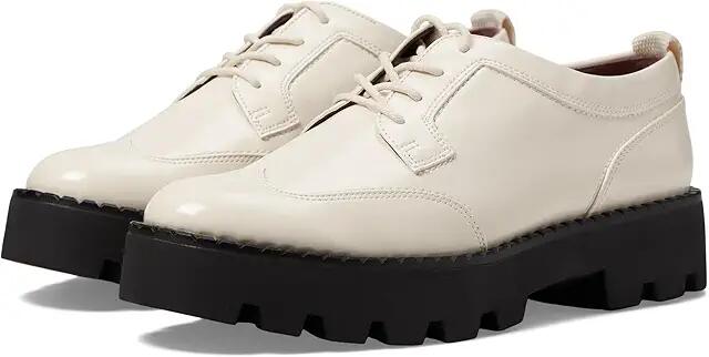 Franco Sarto L-Balinoxfrd Oxfords (Whitte Synthetic) Women's Flat Shoes Cover