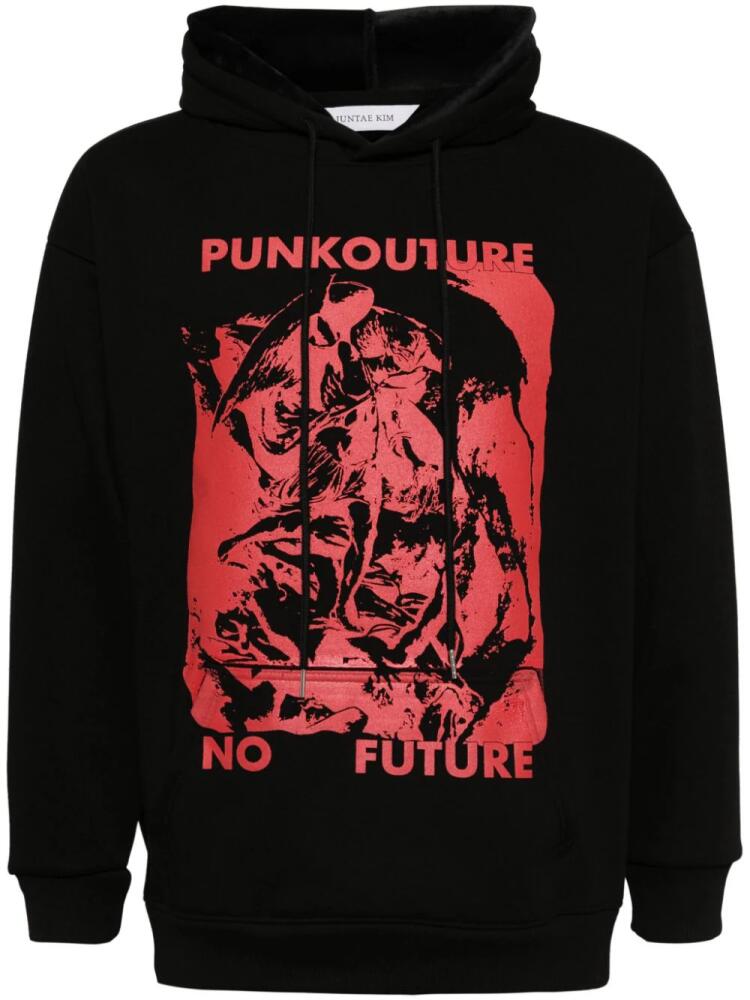 JUNTAE KIM Punkcouture hoodie - Black Cover