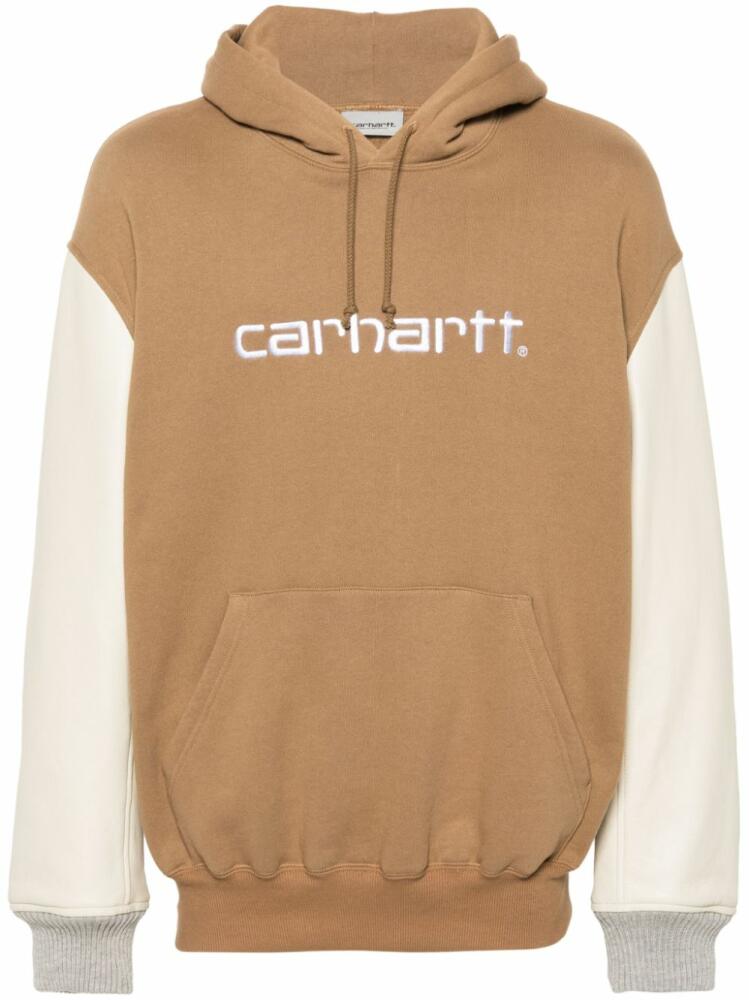 Junya Watanabe MAN x Carhartt cotton hoodie - Brown Cover