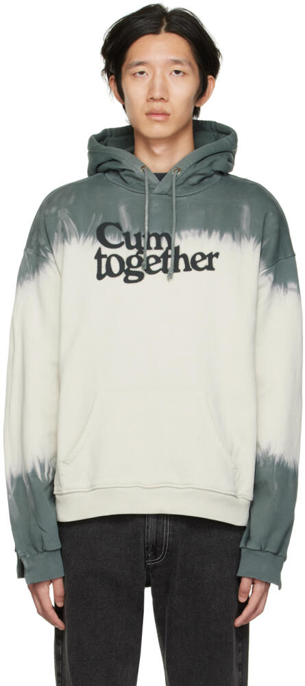 Carne Bollente Gray & Off-White Cum Together Return Hoodie Cover