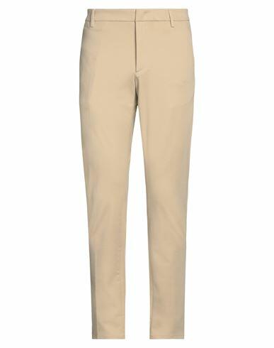 Dondup Man Pants Beige Viscose, Polyamide, Elastane Cover