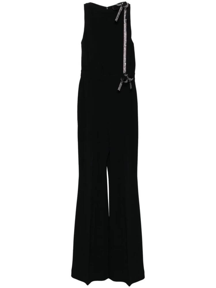 Elie Saab crystal bow jumpsuit - Black Cover