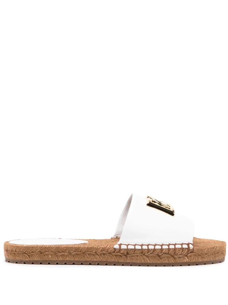 Dolce & Gabbana logo-plaque espadrilles - White Cover