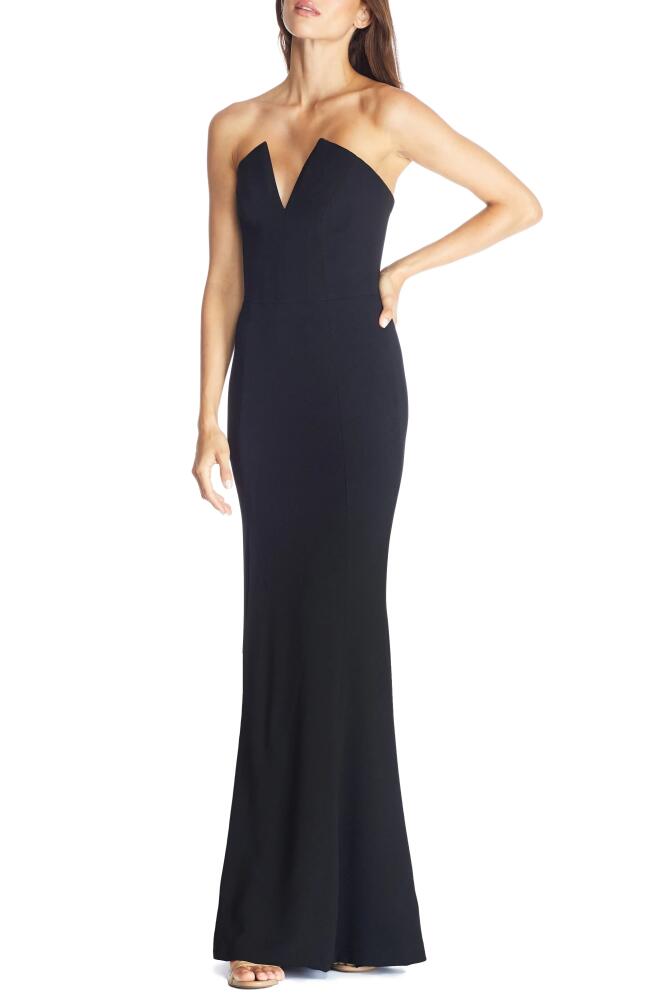 Dress the Population Fernanda Strapless Evening Gown in Black Cover