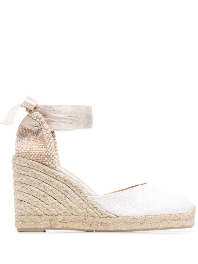 Castañer Carina 90mm wedge espadrilles - Neutrals Cover