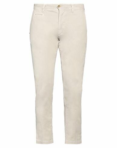 Officina 36 Man Pants Beige Cotton, Elastane Cover