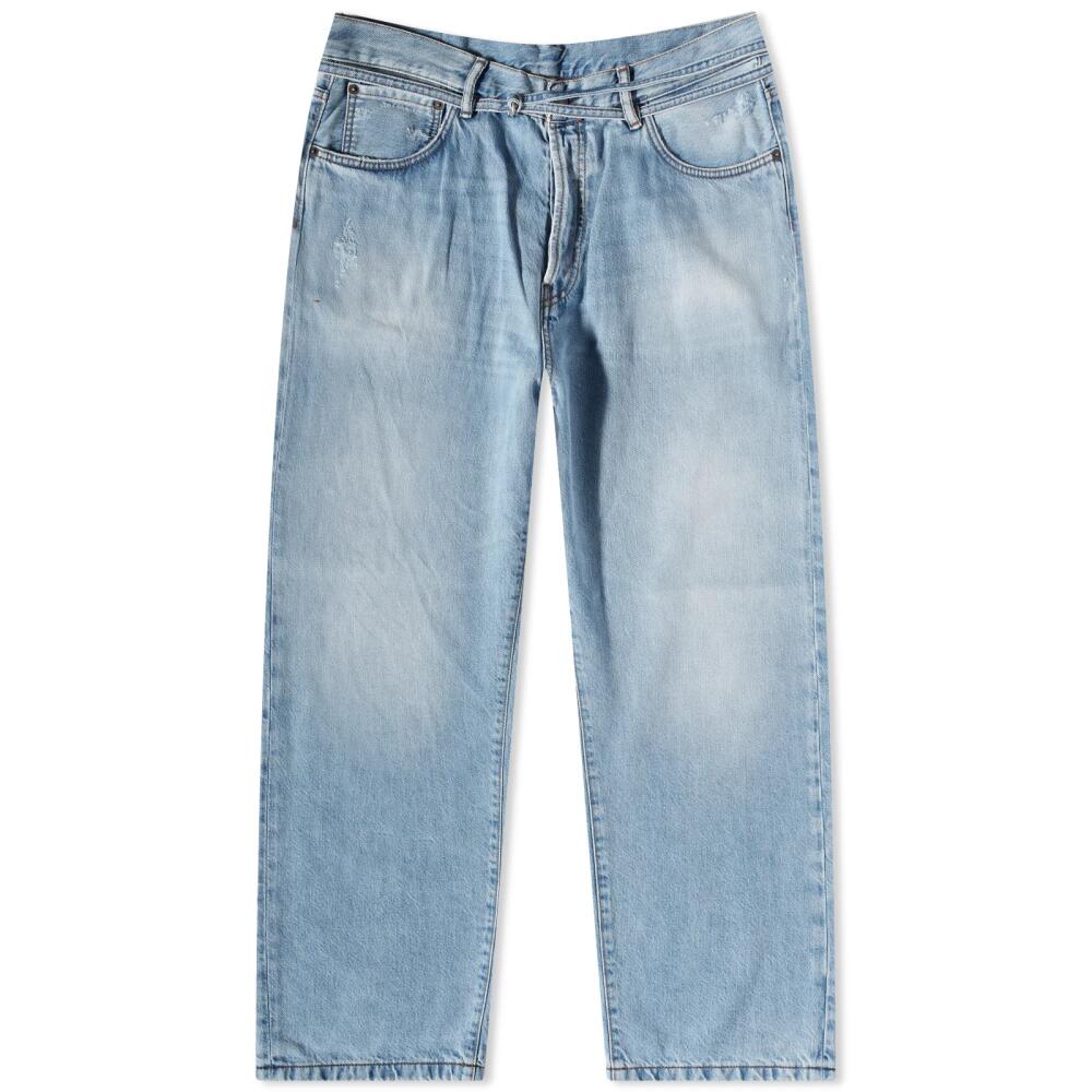 Acne Studios Men's 1991 Toj Loose Jeans in Light Blue Cover