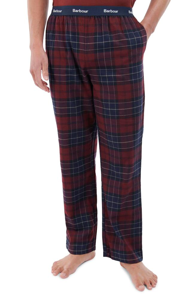 Barbour Glenn Tartan Trousers in Cordovan Tartan Cover