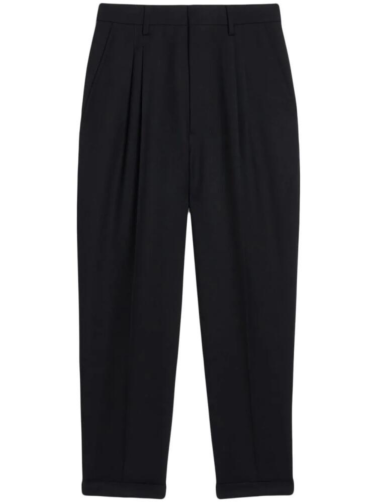 AMI Paris high waist cropped trousers - Black Cover