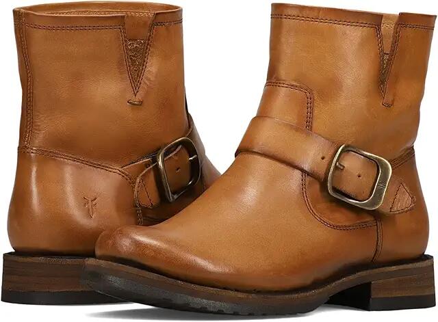 Frye Veronica Flex Bootie (Caramel) Women's Boots Cover