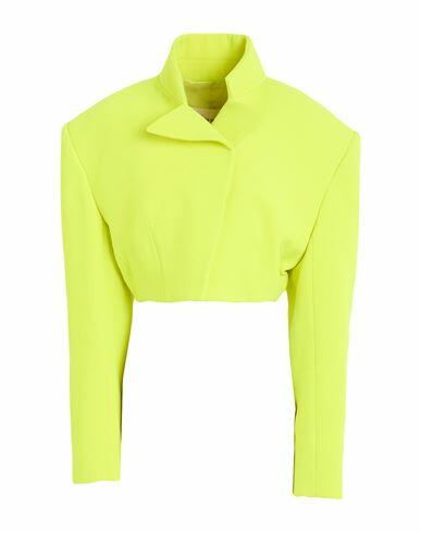 Alexandre Vauthier Woman Blazer Acid green Wool Cover