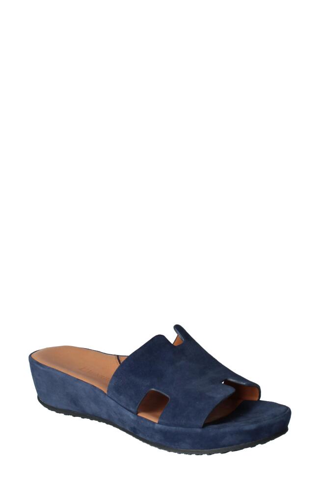 L'Amour des Pieds Catiana Platform Sandal in Navy Cover