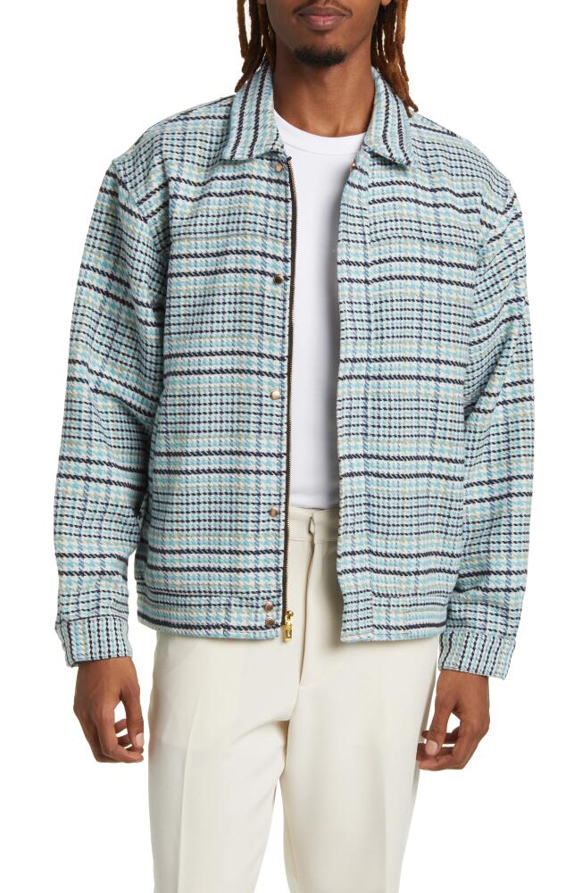 x Bogey Boys Houndstooth Check Jacket in Blue Houndstooth Check Cover