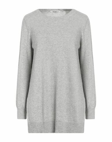 Kangra Woman Sweater Light grey Wool, Silk, Cashmere Cover