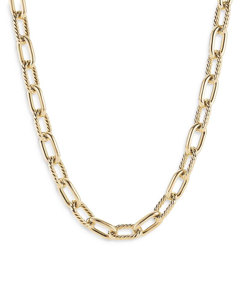 David Yurman 18K Yellow Gold Madison Link Necklace, 18.5 Cover