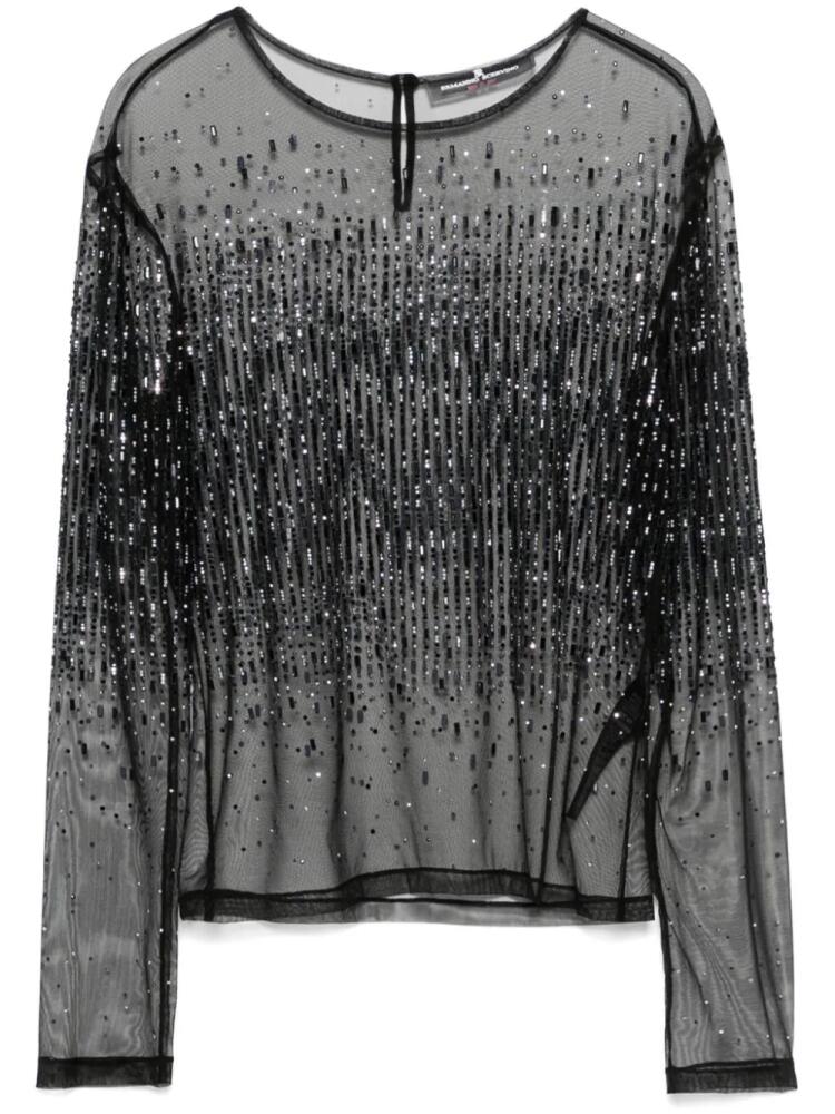 Ermanno Scervino crystal-embellished blouse - Black Cover