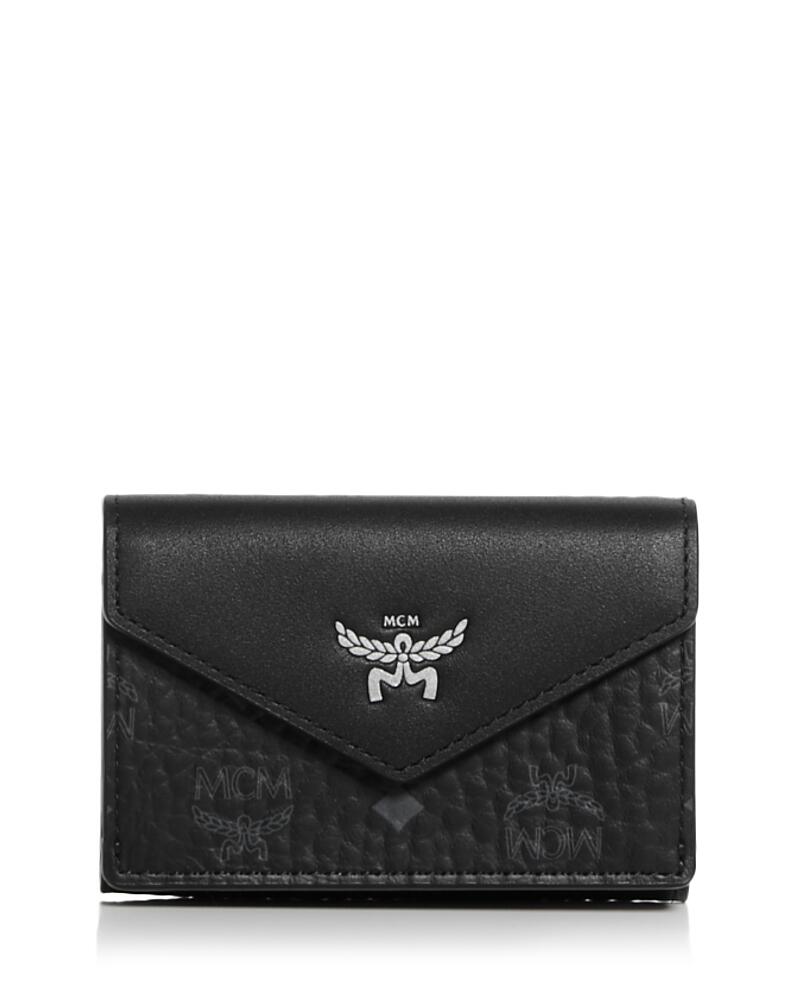 Mcm Aren Visetos Trifold Wallet Cover