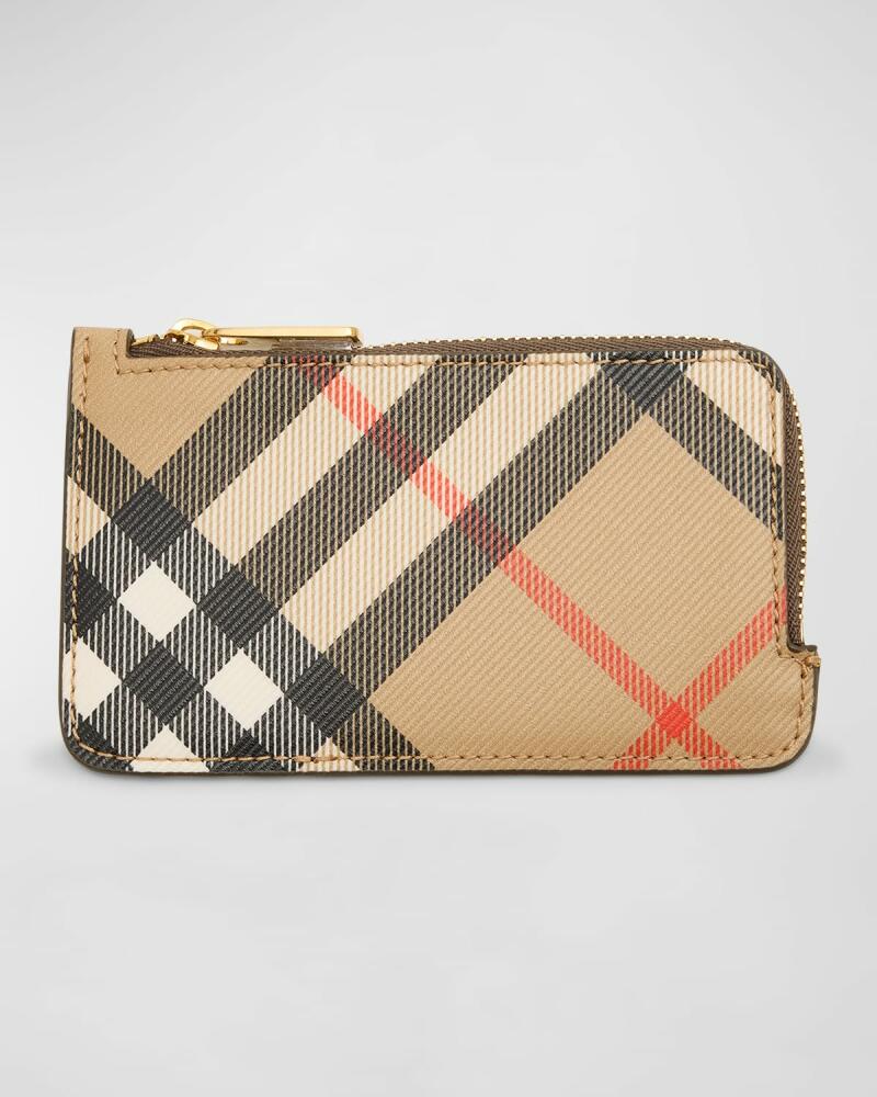 Burberry Somerset Check Zip Card Case Cover