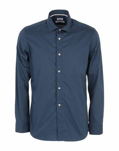 At. p.co Man Shirt Blue Cotton, Polyamide, Elastane Cover