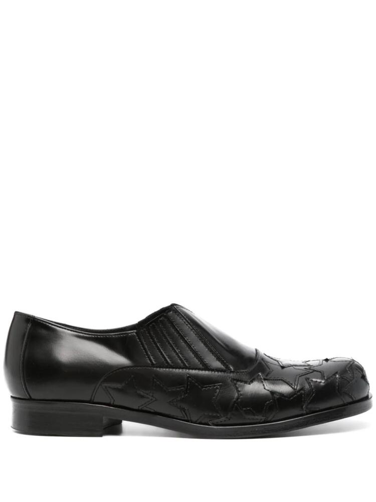 Stefan Cooke 100 Stars leather loafers - Black Cover