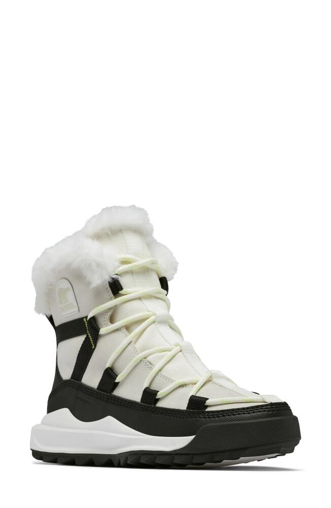 SOREL ONA™ RMX Glacy Plus Waterproof Boot in Sea Salt/Black Cover