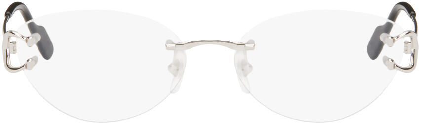 Cartier Silver Oval Glasses Cover