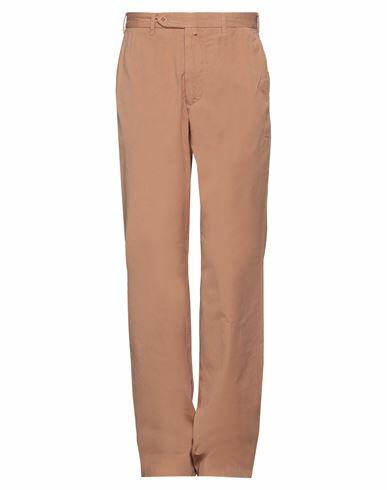 Addiction Man Pants Light brown Cotton Cover