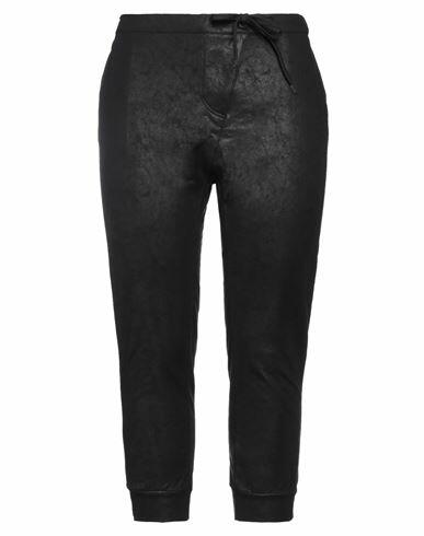 Virna Drò Woman Pants Black Cotton Cover