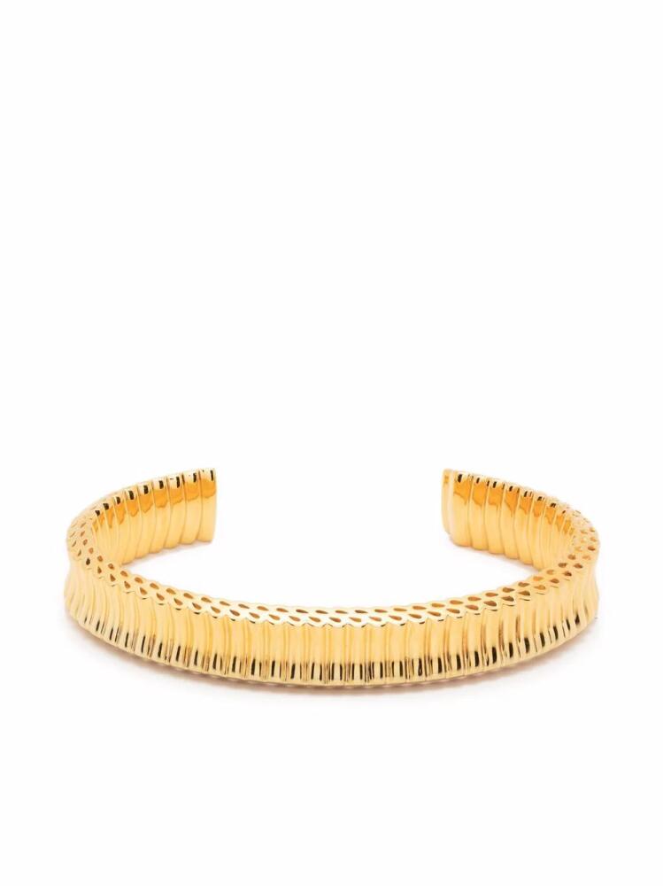 Missoma frill open cuff - Gold Cover