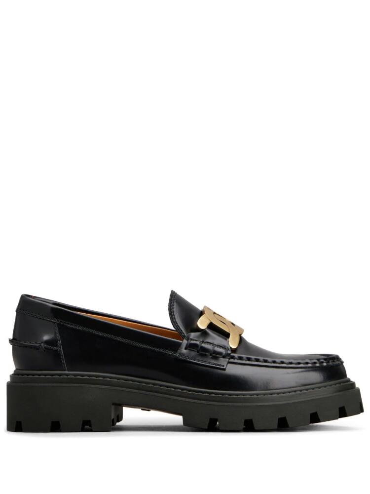 Tod's Gomma Pesante leather loafers - Black Cover