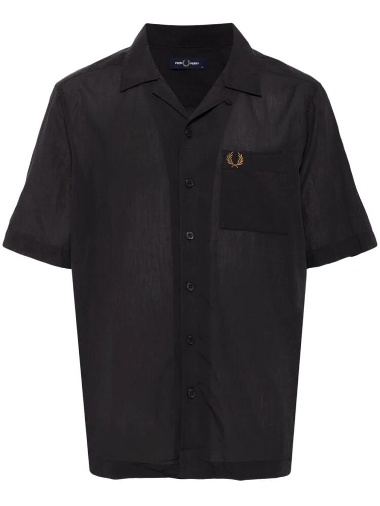 Fred Perry Revere Collar Shirt - Grey Cover