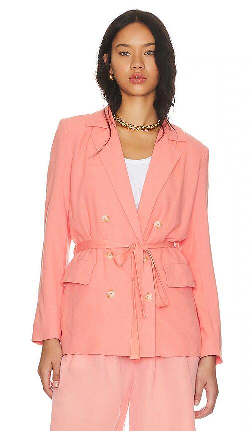 Free People Olivia Blazer in Pink Cover