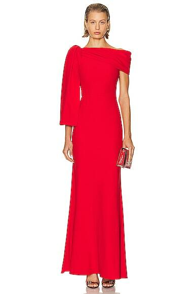 Alexander McQueen Evening Dress in Red Cover