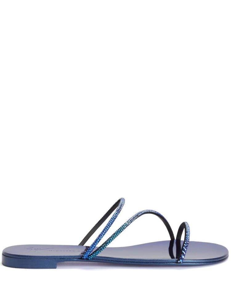 Giuseppe Zanotti Julianne slip-on sandals - Blue Cover