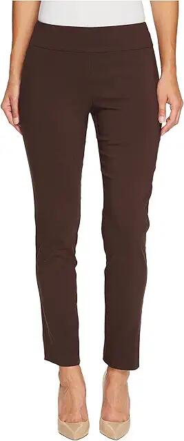 Krazy Larry Pull on Ankle (Brown) Women's Dress Pants Cover