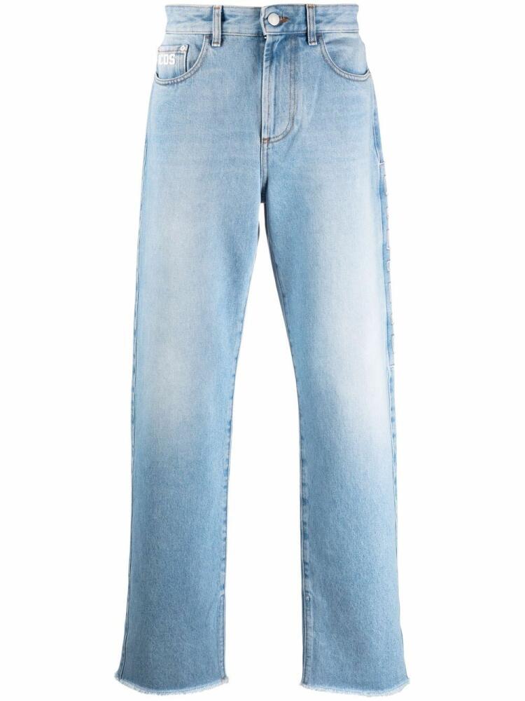 GCDS light-wash wide-leg jeans - Blue Cover