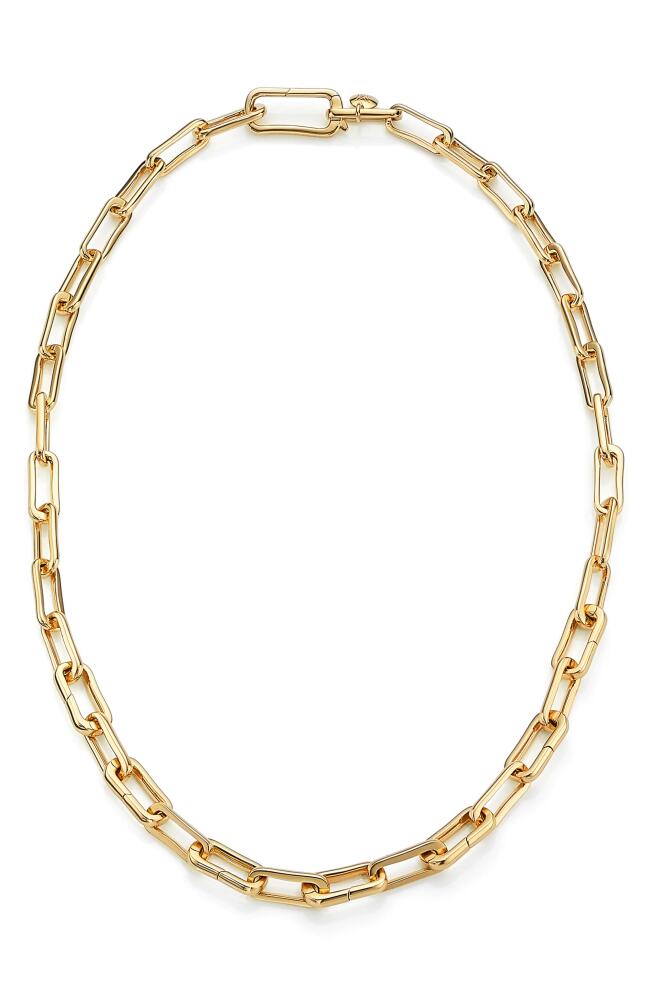 Monica Vinader Alta Capture Necklace in Yellow Gold Cover