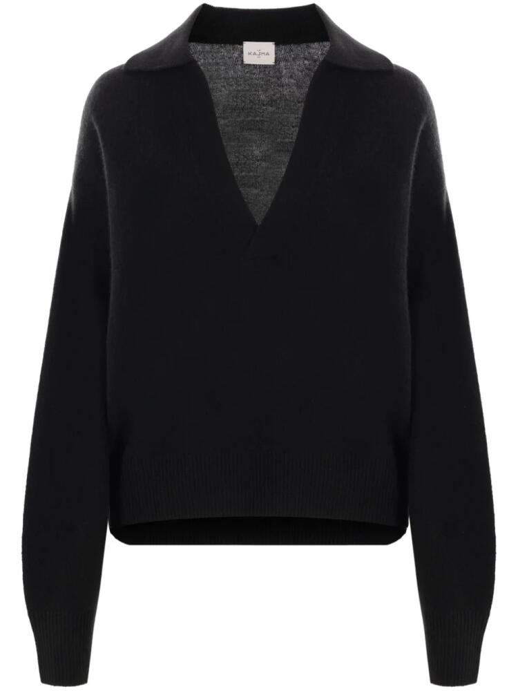 Le Kasha organic cashmere sweater - Black Cover