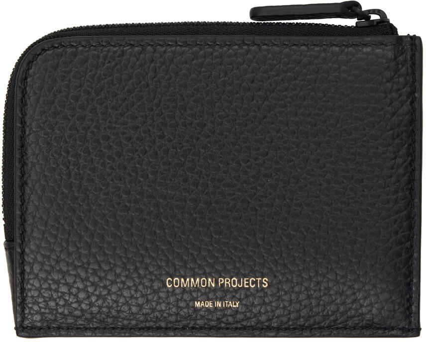 Common Projects Black Zipper Wallet Cover