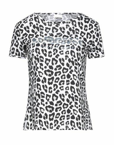 Freddy Woman T-shirt White Cotton, Viscose Cover