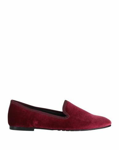 Ballerette Woman Loafers Burgundy Textile fibers Cover