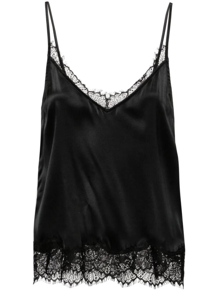 Max & Moi Tia floral-lace top - Black Cover