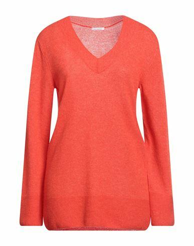 Malo Woman Sweater Rust Cashmere, Polyamide Cover