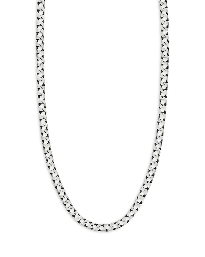 Milanesi And Co Sterling Silver Square Curb Chain Necklace, 22 Cover