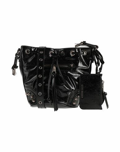 Steve Madden Woman Cross-body bag Black PVC - Polyvinyl chloride Cover