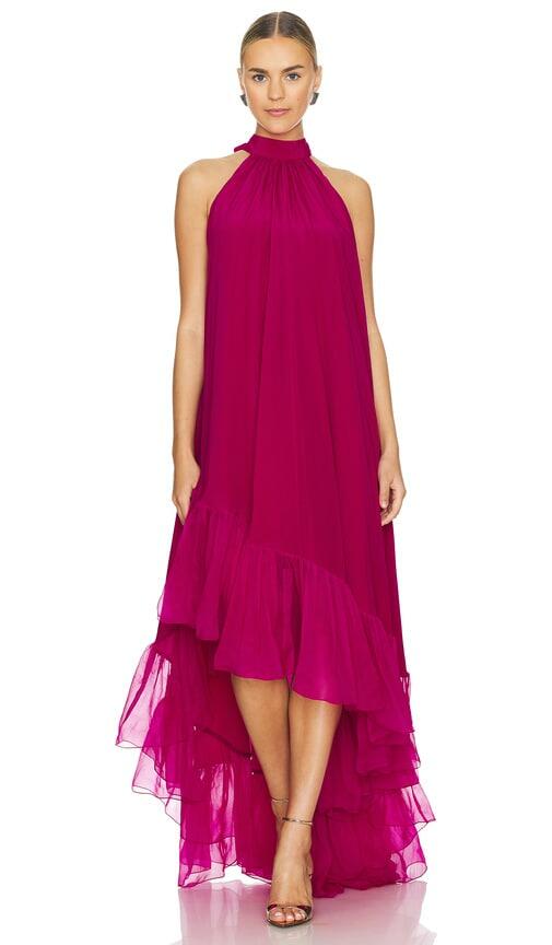 Azeeza Lucas Gown in Fuchsia Cover