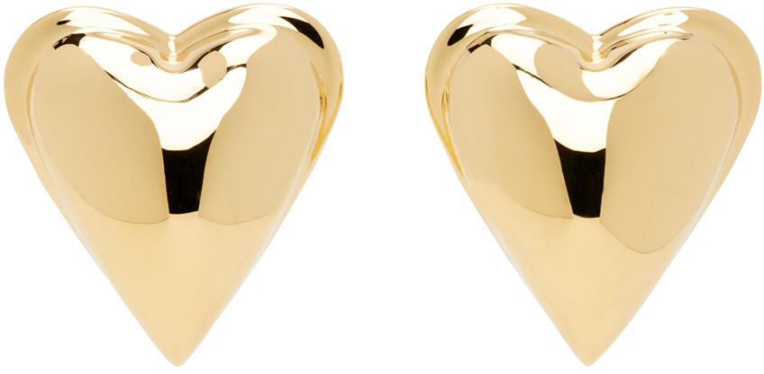 ALAÏA Gold Heart Earrings Cover