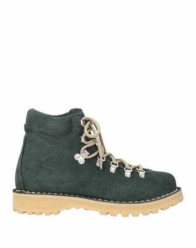 Diemme Woman Ankle boots Dark green Leather Cover