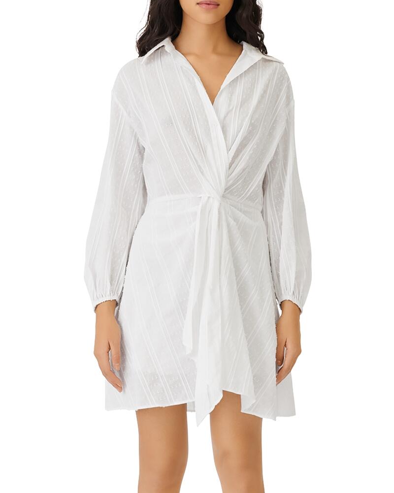 Maje Ritellio Twisted Shirt Dress Cover