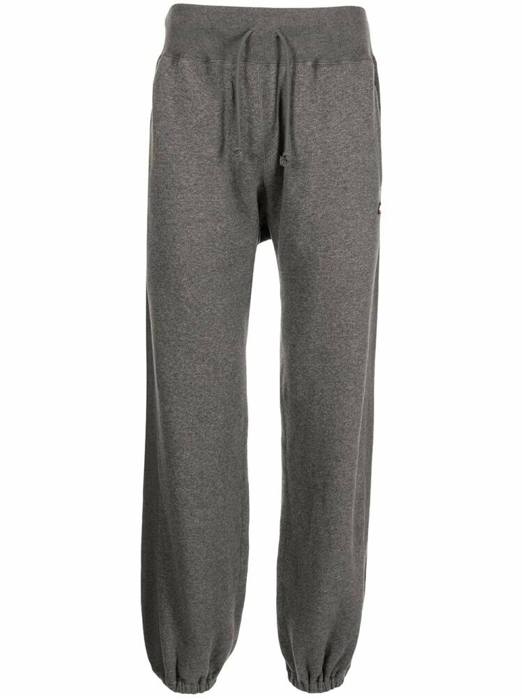 Undercover logo-patch drawstring track pants - Grey Cover